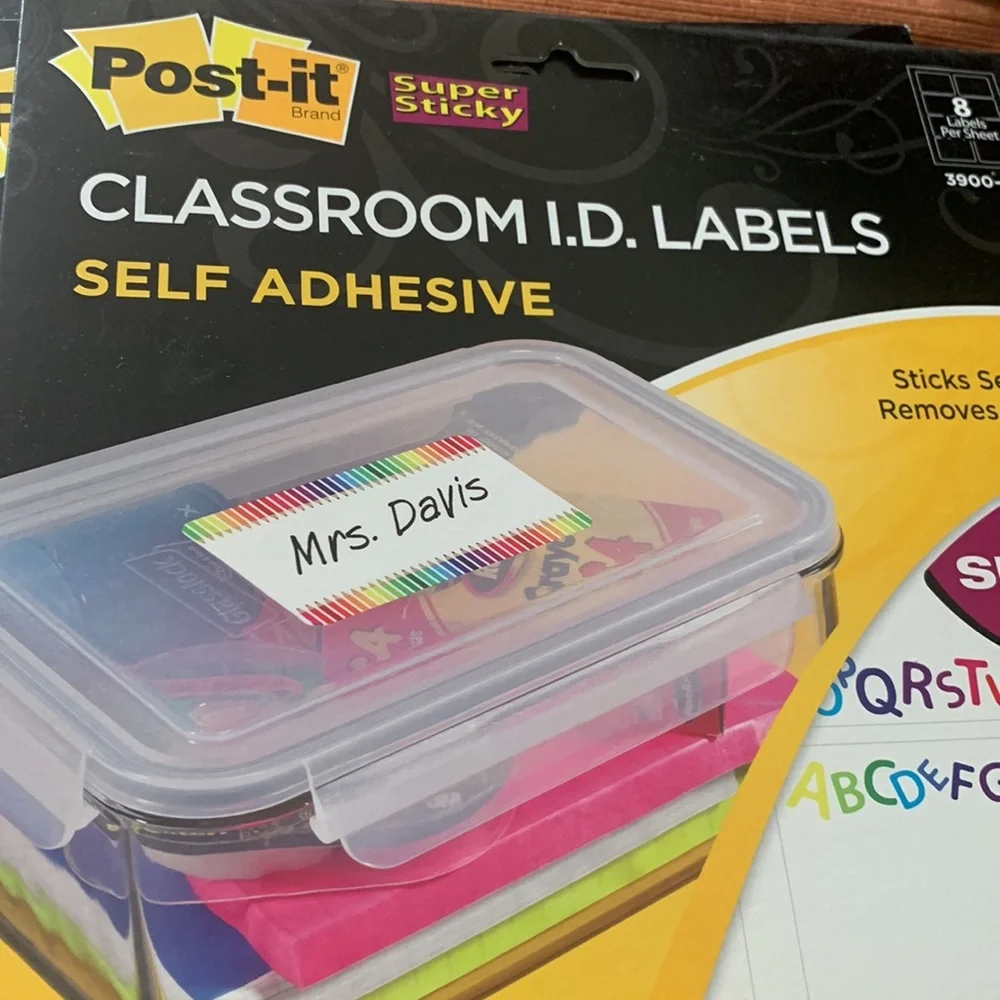 Classroom ID Labels